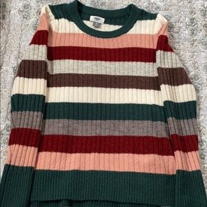 women’s multicolored sweater